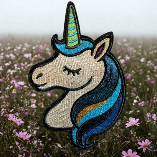Unicorn with Glow Horn Patch